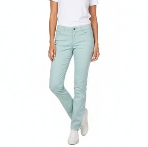 Liverpool Jeans Company Women's Light Green Straight Leg Jeans